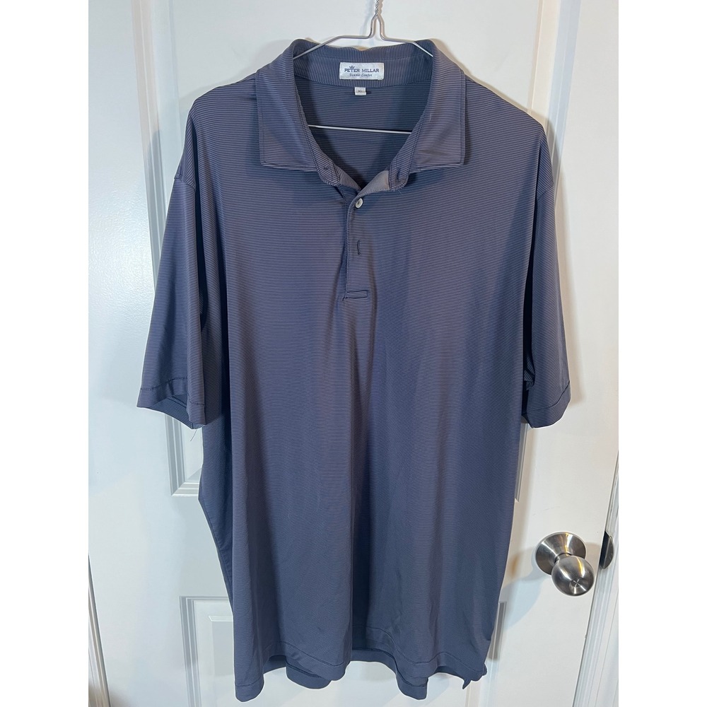 Peter Millar Men's Polo Shirt - Slate Blue